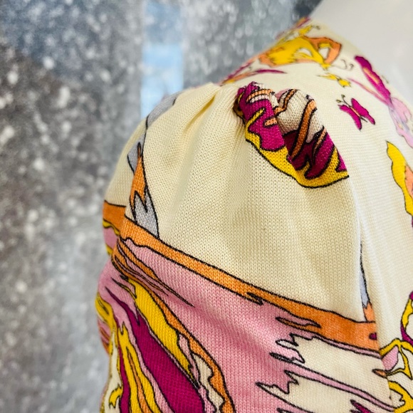 SOLD- Emilio Pucci Butterfly Silk Dress - Picture 3 of 10
